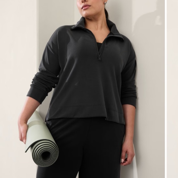 Athleta quarter zip women’s sweatshirt Medium AS IS - Picture 4 of 11